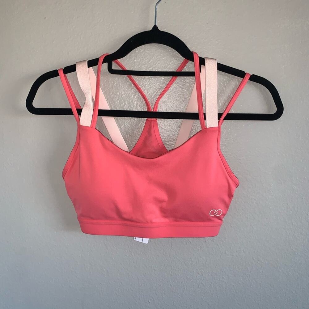 NWT Calia by Carrie Underwood Sports bra coral size XS activewear New